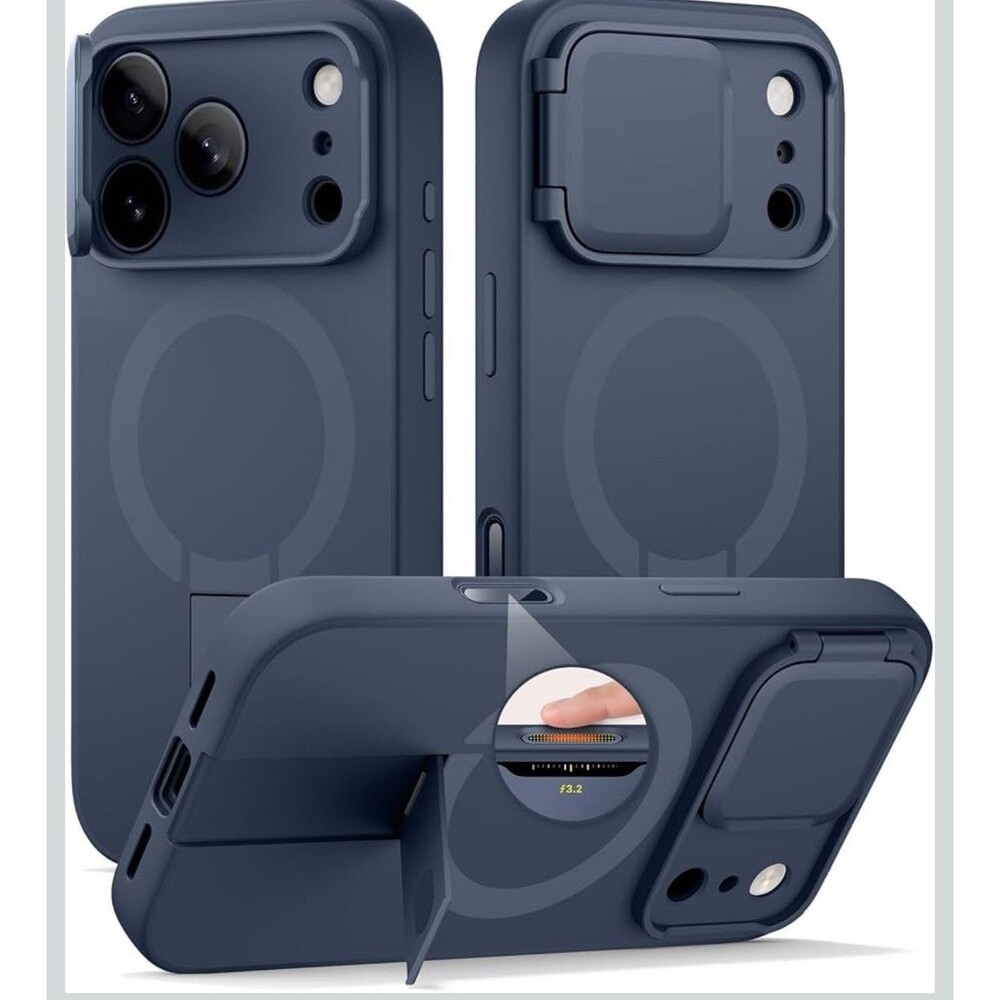 SURITCH for iPhone 17 Pro Case with Camera Control IPhone 17 Pro-6.3", Blue